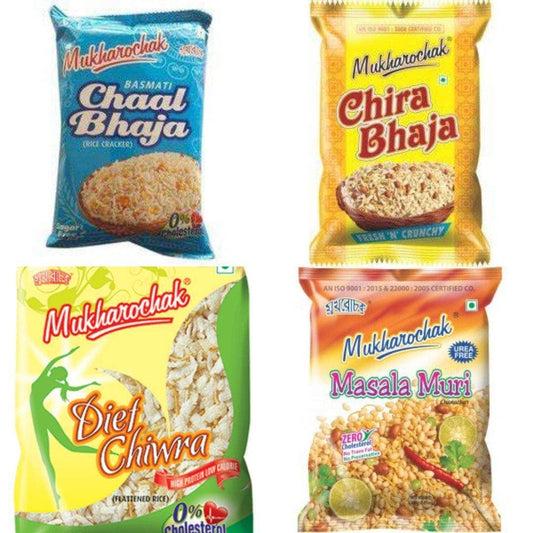 Mukharochak Tiffin Snacks Combo (4X200 Gms.) | India Cuisine
