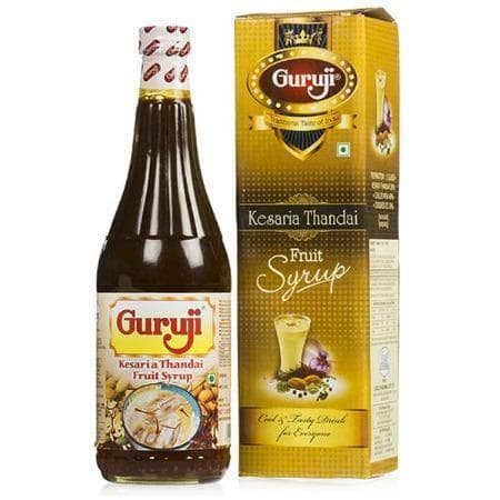 Guruji Kesaria Thandai Fruit Syrup - INDIA CUISINE