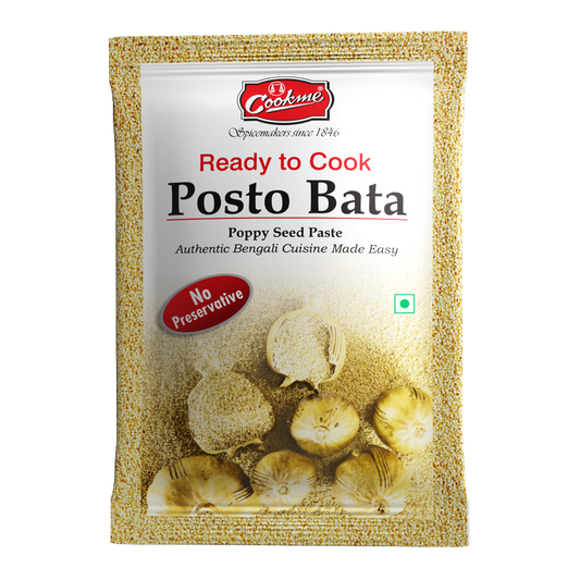 Cookme Posto Bata (Poppy Seed paste) 2X50 Gms. | India Cuisine
