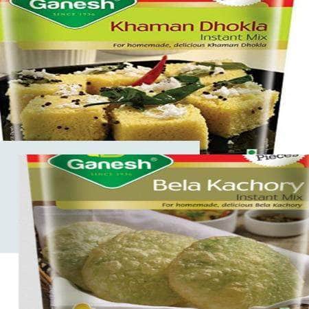 Ganesh Khaman Dhokla and Bela Kachori Instant Mix Combo
