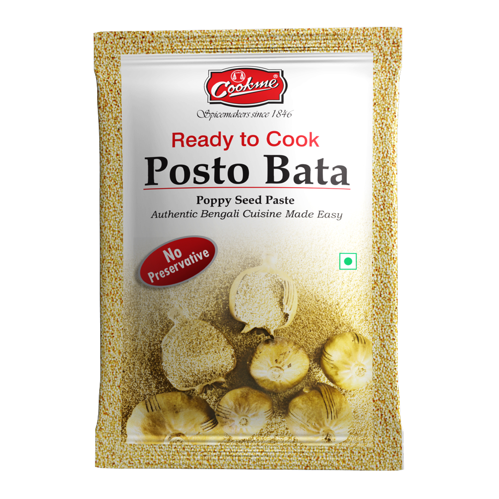 Cookme Posto Bata (Poppy Seed paste) 2X50 Gms. | India Cuisine